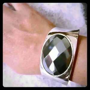 Bracelet with Black  Stone